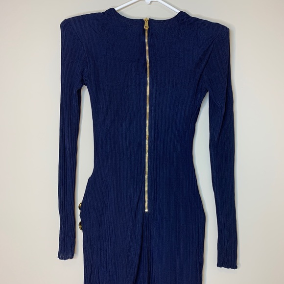 * SOLD* Brand new Balmain Wrap Around Knit Dress - Picture 2 of 7